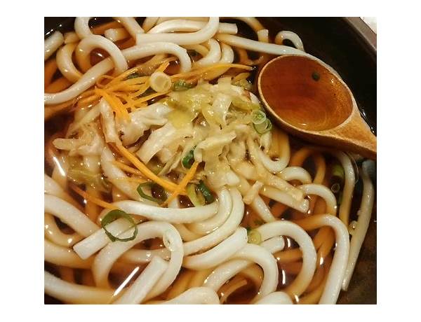 Nouilles japonaises udon ingredients