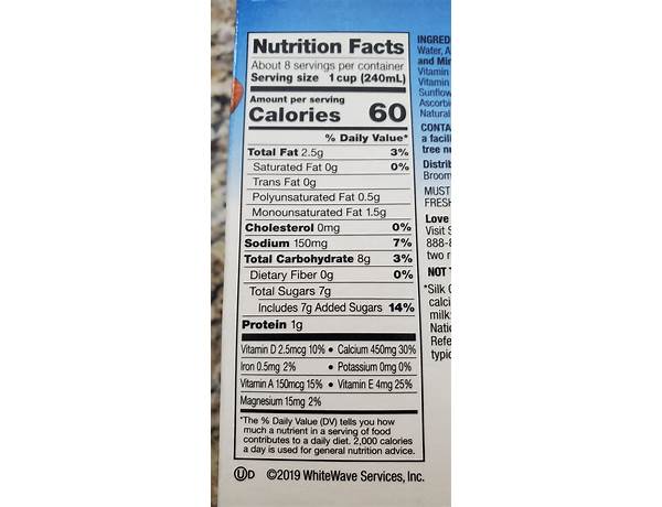 Nourishing silk nutrition facts