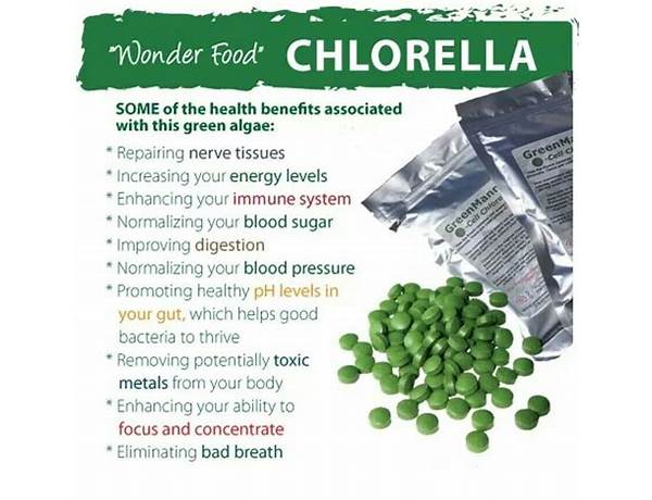 Now chlorella food facts