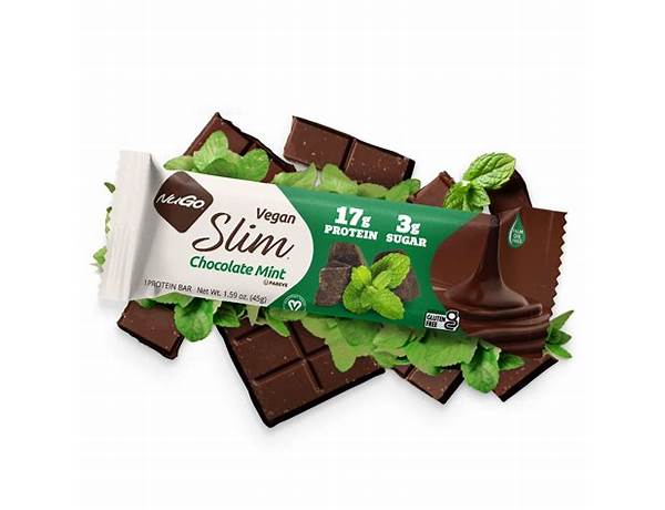 Nugo vegan slim chocolate mint nutrition facts