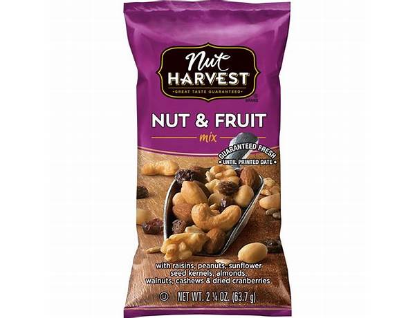 Nut harvest  nut and fruit food facts