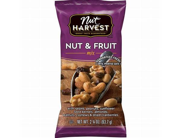 Nut harvest  nut and fruit nutrition facts