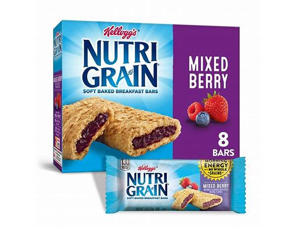 Nutrigrain soft baked breakfast bars food facts