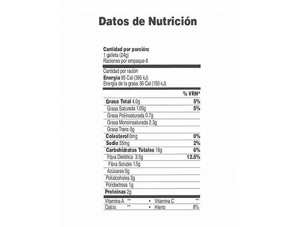 Nutrisnack nutrition facts