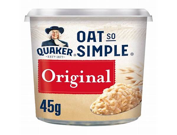 Oat so simple ex pot ap&b food facts