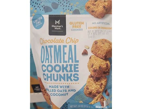 Oatmea cookie chuncks food facts