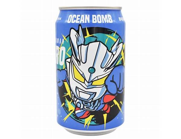 Ocean bomb sparkling water food facts