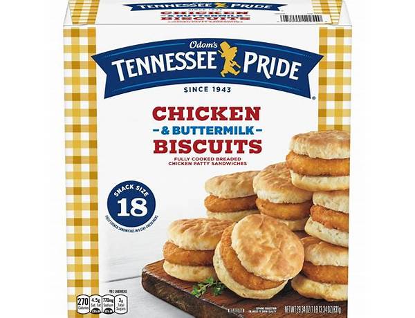 Odom's tennessee pride chicken & buttermilk biscuits food facts