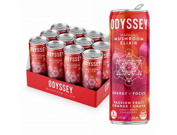 Odyssey energy + focus food facts