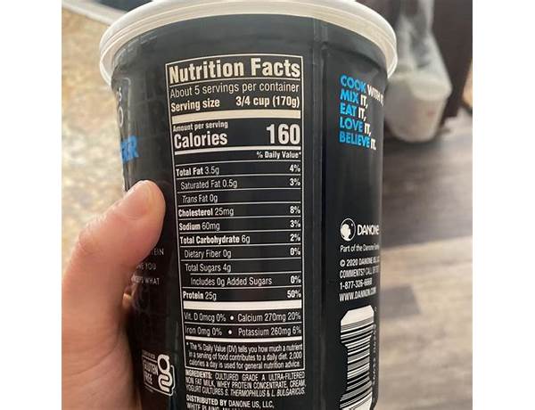 Oikos  pro nutrition facts