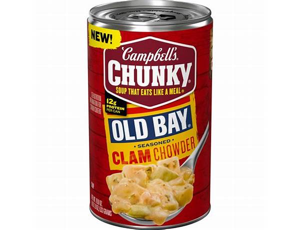 Old bay clam chowder nutrition facts