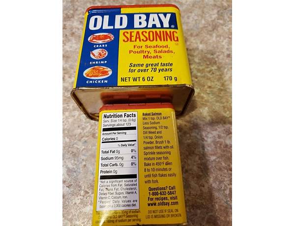 Old bay seasoning nutrition facts