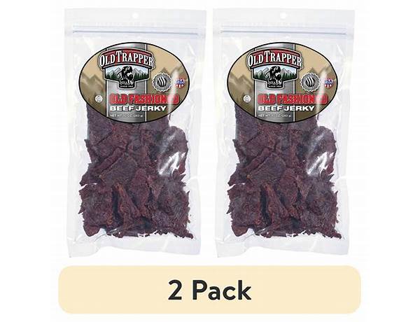 Old fashioned beef jerky, naturally smoked ingredients