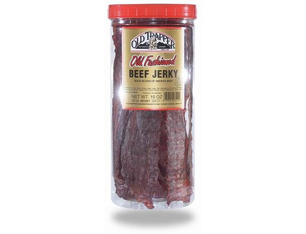 Old fashioned beef jerky food facts