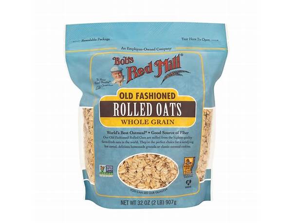 Old fashioned rolled oats food facts