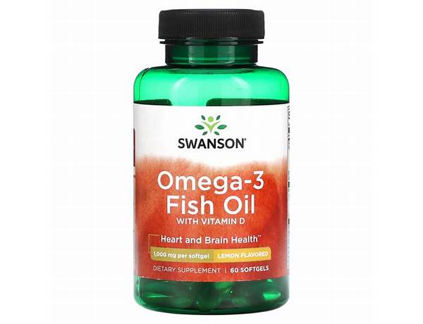 Omega 3 fish oil food facts