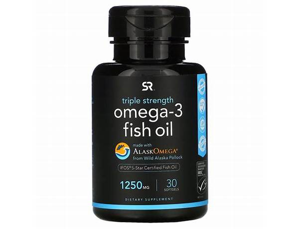 Omega-3 fish oil triple strength ingredients