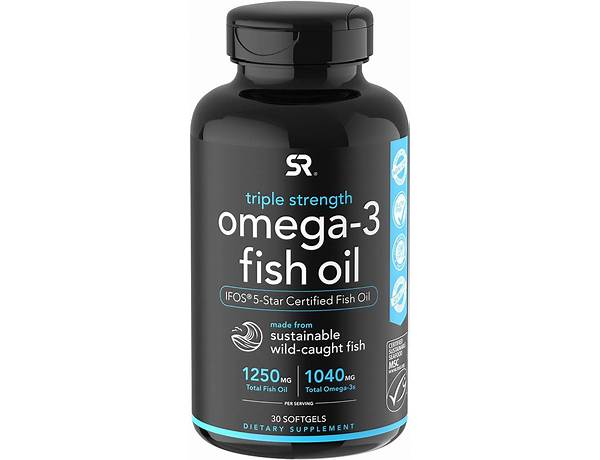 Omega-3 fish oil triple strength nutrition facts