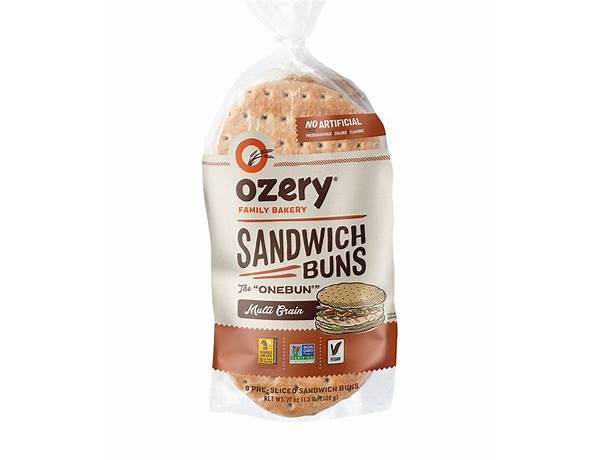 One bun multigrain sandwich buns food facts