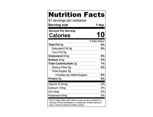 Onion powder nutrition facts