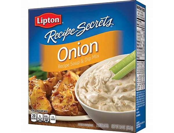 Onion soup and dip mix food facts