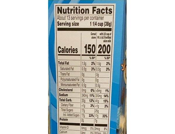 Oops all berries nutrition facts