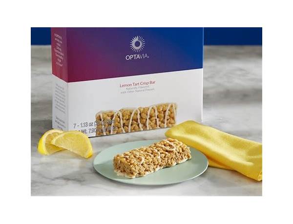 Optavia lemon tart crisp bar nutrition facts