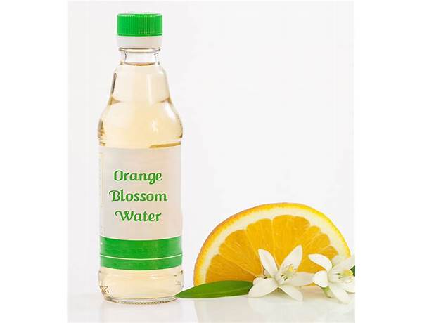 Orange blossom water food facts