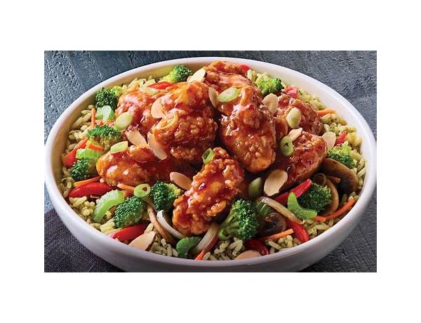 Orange chicken bowl food facts