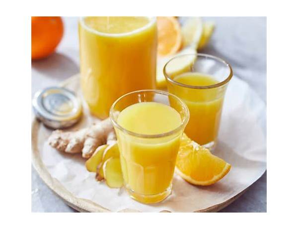 Orange ingwer saft food facts