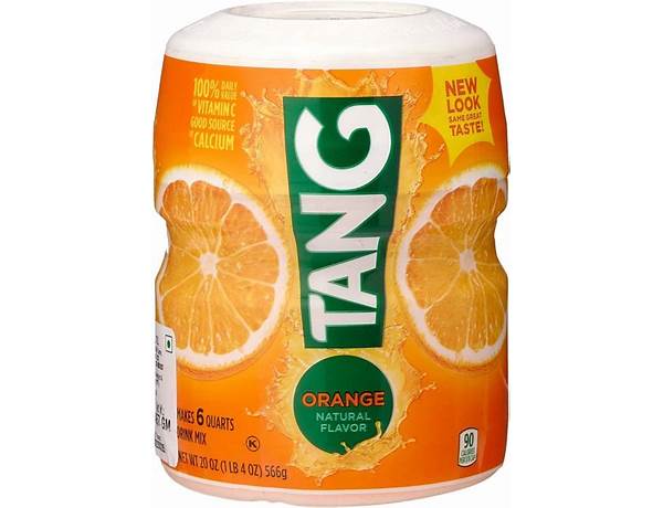 Orange powdered drink mix - ingredients
