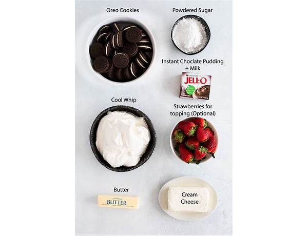 Oreo delight ingredients