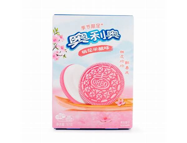 Oreo peach blossom rice flavor food facts