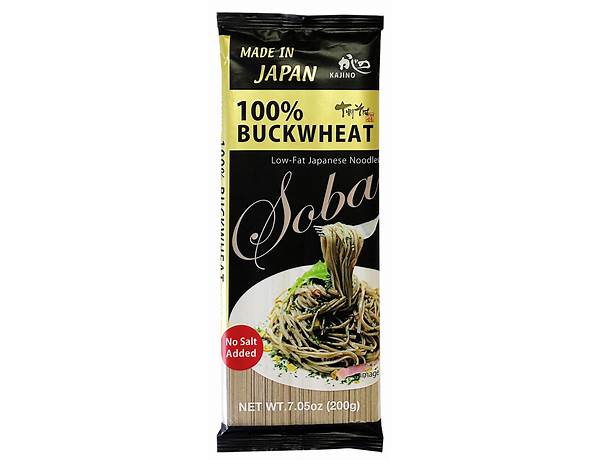 Organic 100% buckwheat noodles food facts