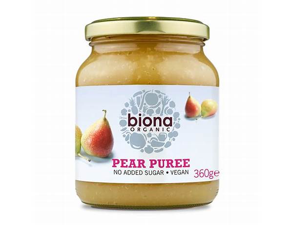 Organic Pear Purée, musical term