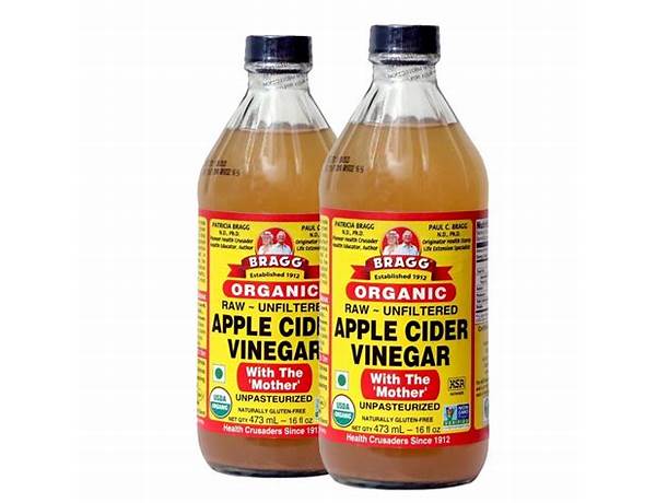 Organic apple cider vinegar with the 'mother' food facts
