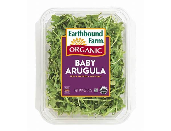 Organic baby arugula food facts