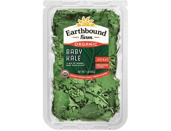 Organic baby kale food facts