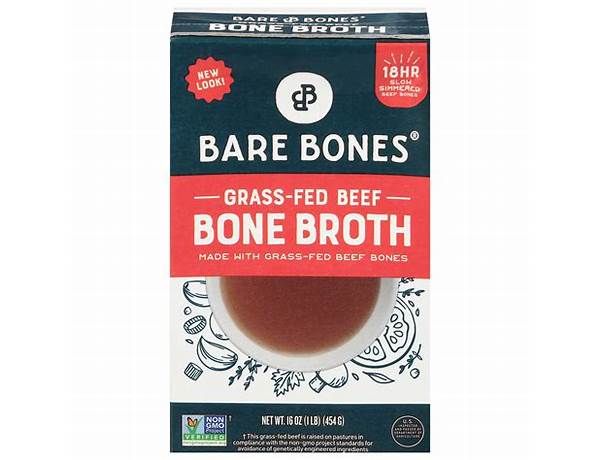 Organic beef bone broth ingredients