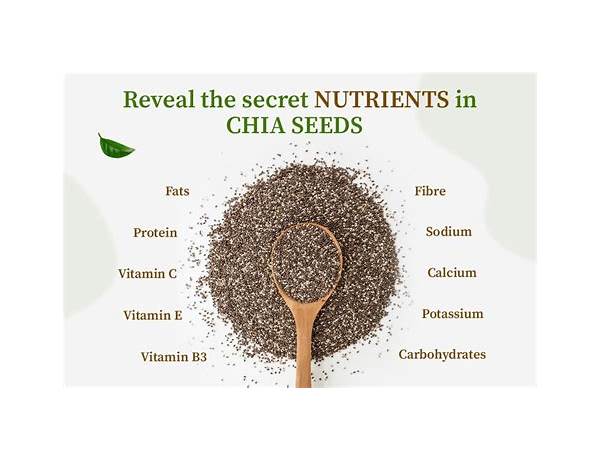 Organic black chia seeds food facts