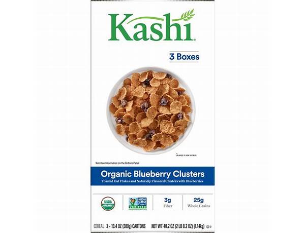 Organic blueberry clusters food facts