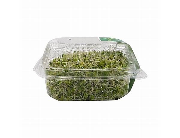 Organic broccoli sprouts ingredients