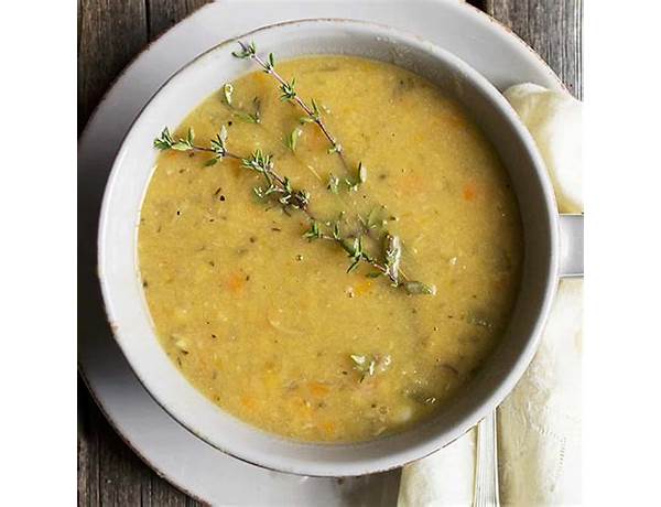 Organic canadian style split pea soup ingredients