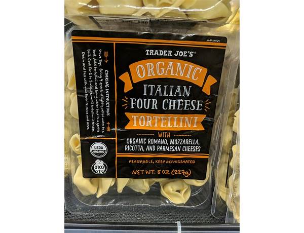 Organic cheese tortellini food facts