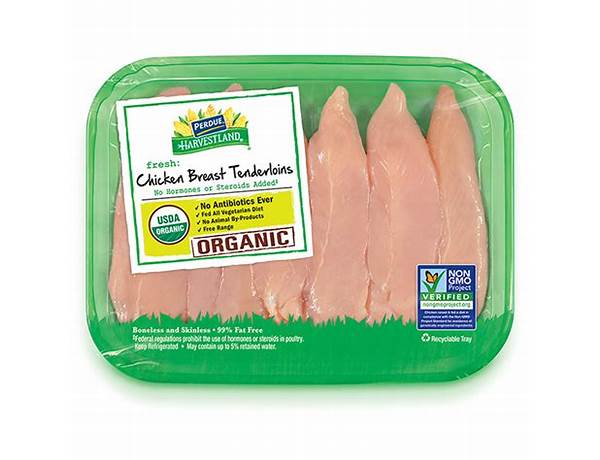 Organic chicken breast tensers ingredients