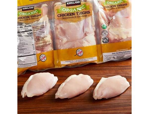 Organic chicken thighs ingredients