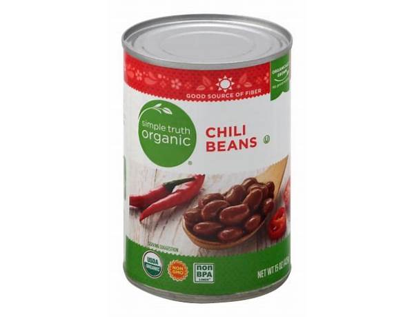 Organic chili beans ingredients
