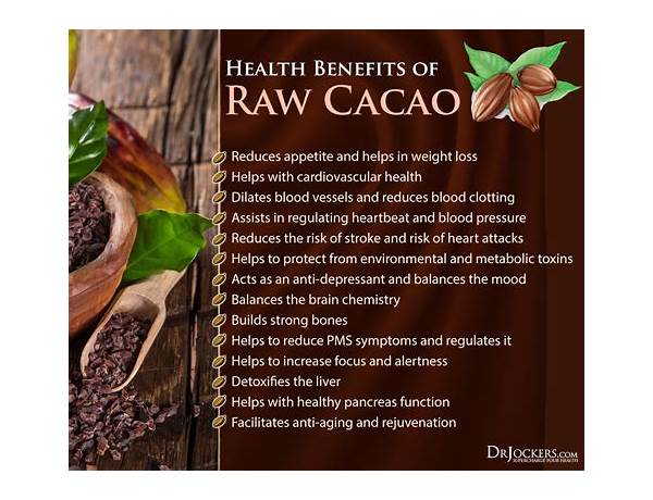 Organic cocoa superfoods food facts