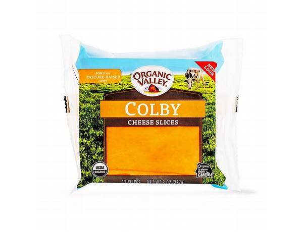 Organic colby jack sliced cheese ingredients