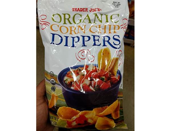 Organic corn chip dippers food facts